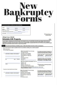 New Bankruptcy Forms